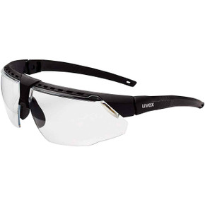 Uvex Avatar Safety Glasses S2850HS Clear Lens with Black Frame